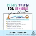 1960s Trivia for Seniors: A Free Game You Can Play Right Now!