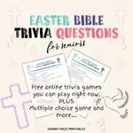 Easter Bible Trivia Questions: Play Online for Free and More!