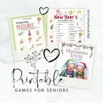 Printable Holiday Games for Seniors @grannymaze