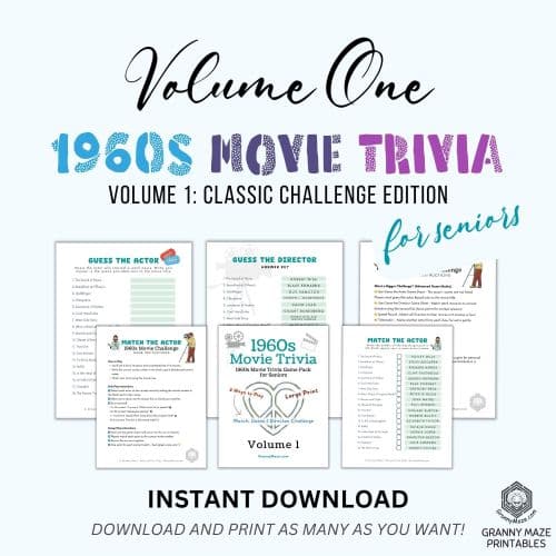 1960s Movie Trivia: Volume 1 - Classic Edition
