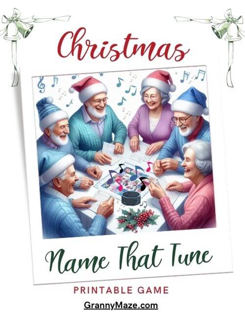Christmas Name That Tune Printable Game @grannymaze