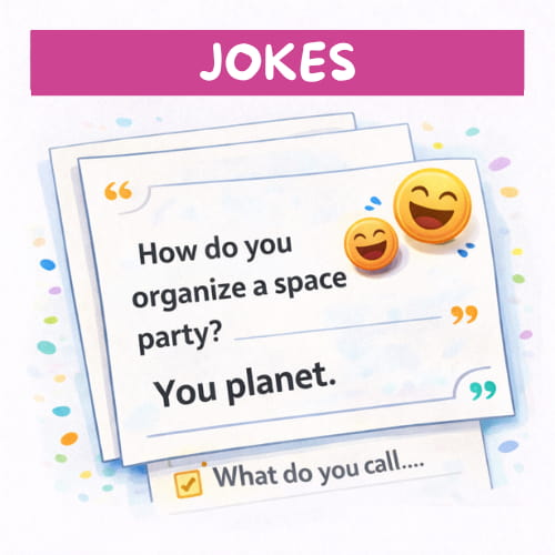 Joke games for seniors with printable humor activities and lighthearted fun.