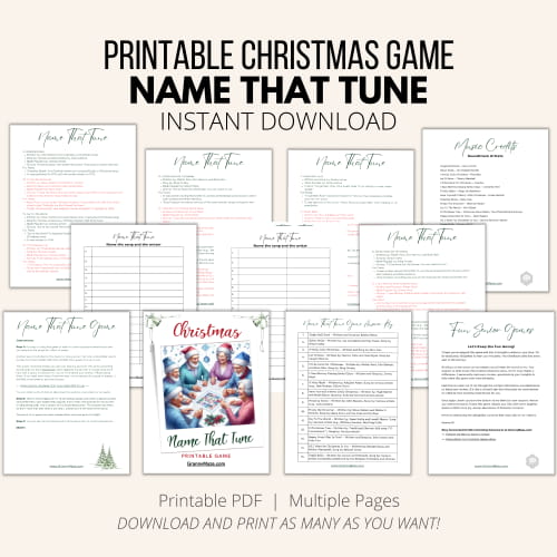 Take a look inside this Name That Tune Christmas game. In store now.