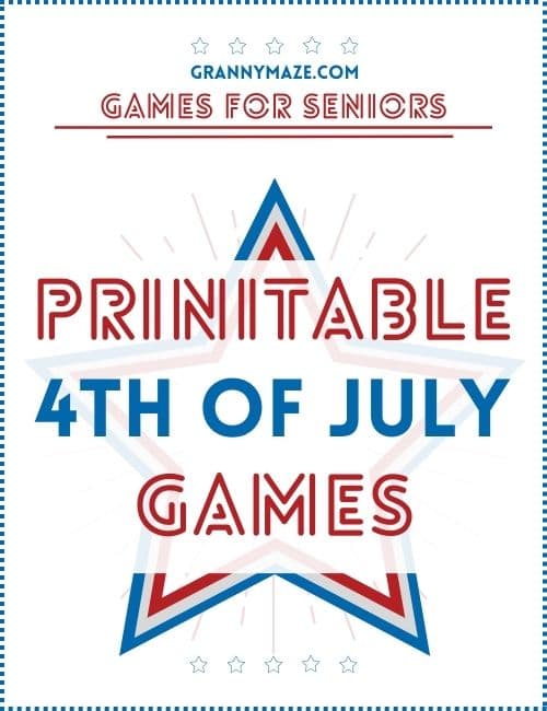 8 FUN Printable 4th of July Games