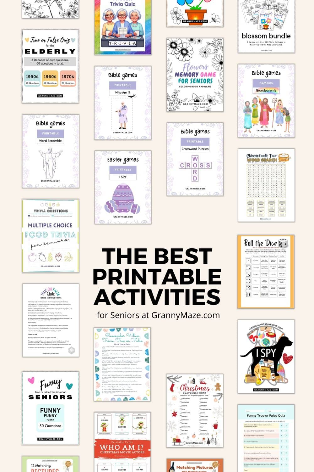 Best Printable Activities for Seniors: 25 Games and Puzzles to Print