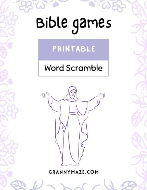 Bible Word Scramble Game: 30 Words to Unscramble
