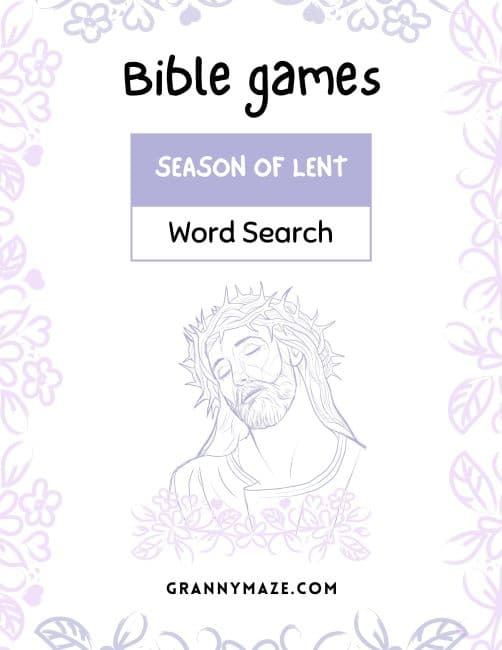 Easy Printable Bible Word Search