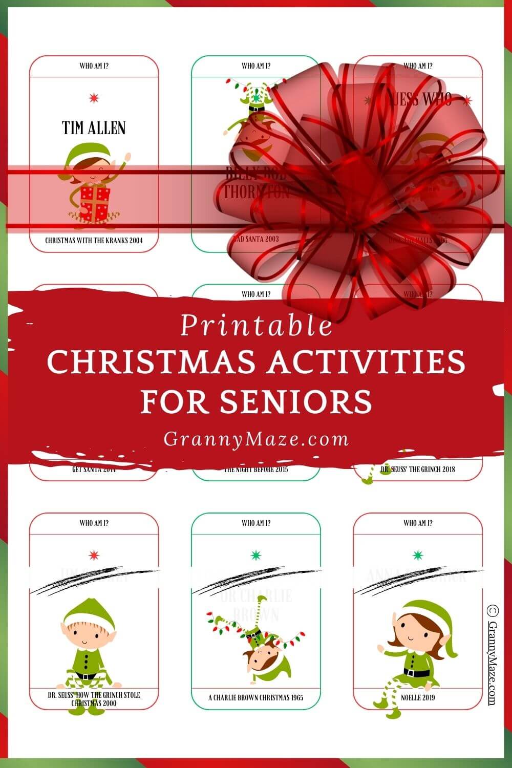 Printable Christmas Activities for Seniors: 9 Free Printable Games Printable Christmas Activities for Seniors: 9 Free Printable Games