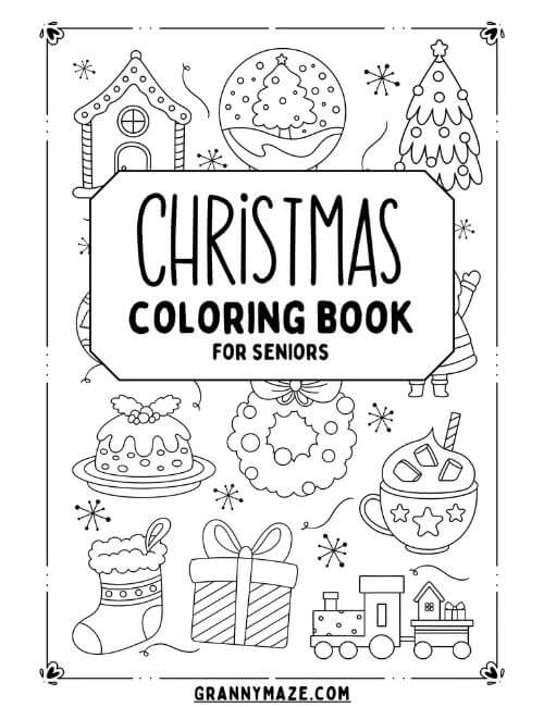 Printable Coloring Pages for Seniors @grannymaze