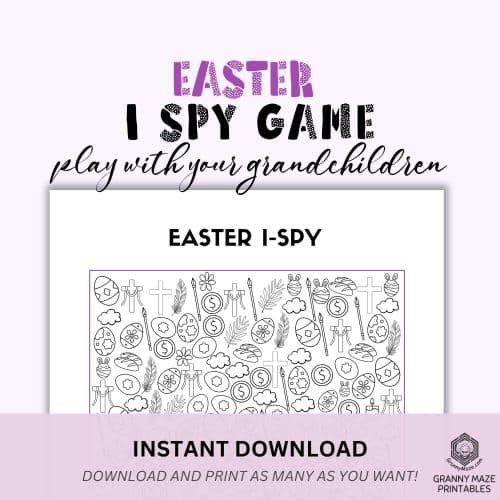 Printable Easter I SPY Game in Store Now!
