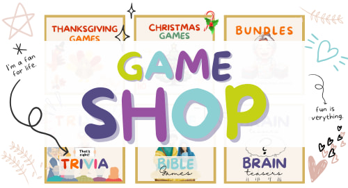 Printable games for seniors including trivia, brain games, holiday, Bible, and large print options
