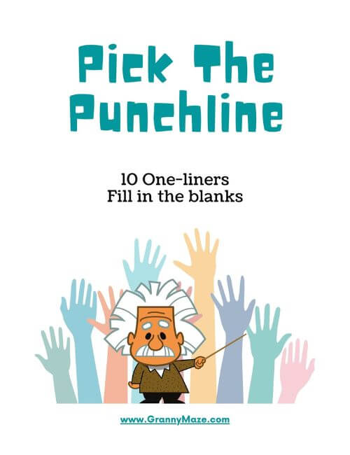 Get Your FREE Game - Pick the Punchline at Grannymaze.com