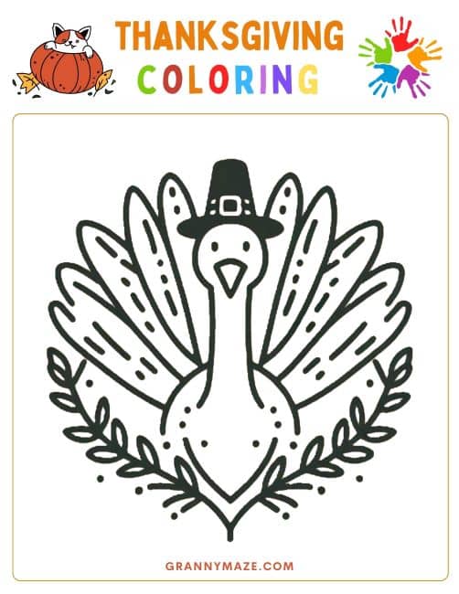Printable Thanksgiving Coloring Pages: 22 Images
