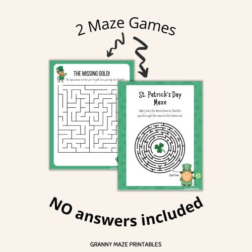 2 fun St. Patricks Day Maze games