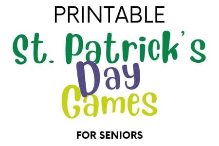 Get your copy - St. Patrick's Day Printable Game