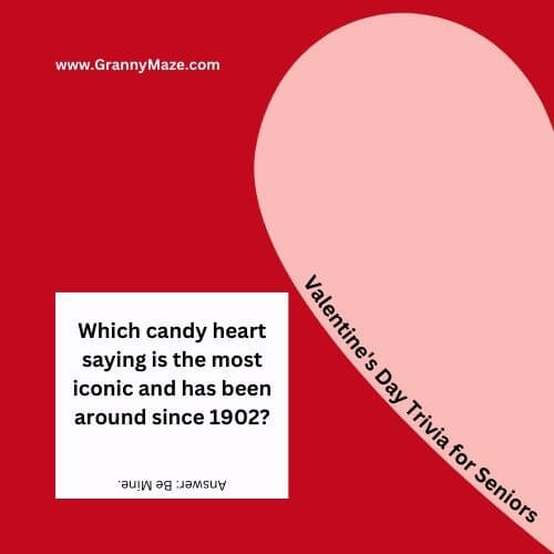 Get Free Valentine's Day Trivia for Seniors Games @grannymaze