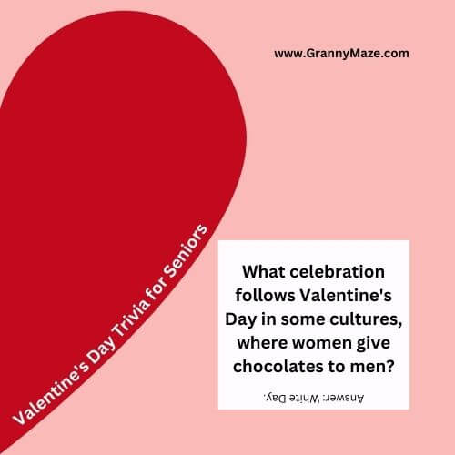 Fun Valentine's Day Trivia for Seniors @grannymaze