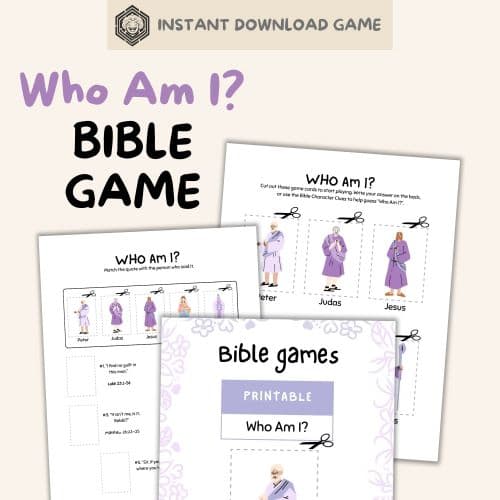 Who Am I Bible Game: Look Inside