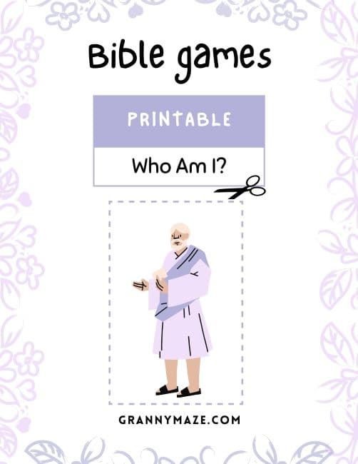 Who Am I? Bible Game: 3 Ways to Play